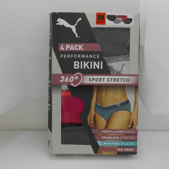 Puma Other - Puma 4-Pack Sport Stretch Performance Bikini